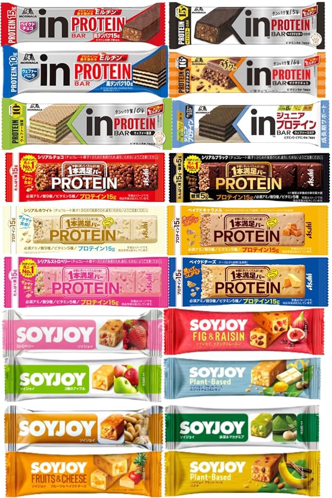 Amazon.co.jp: プロテインバー 詰め合わせ アソート 栄養バー 高